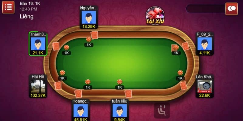 Game đánh bài Liêng là trò chơi phổ biến