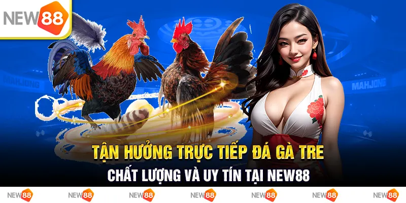 Tận hưởng trực tiếp đá gà tre chất lượng và uy tín tại New88 1 Tận hưởng trực tiếp đá gà tre chất lượng và uy tín tại New88