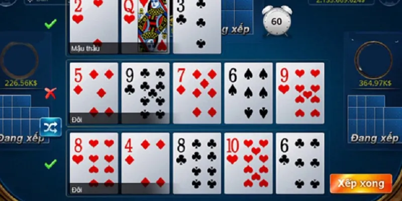 Chi tiết luật chơi game bài mậu binh