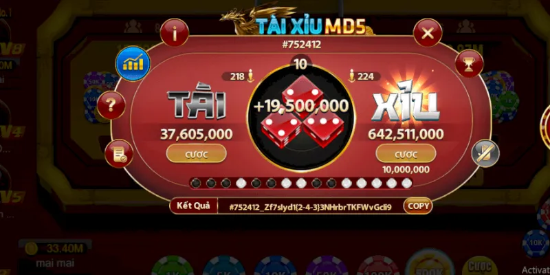 Hướng dẫn quy trình chơi một ván tài xỉu
