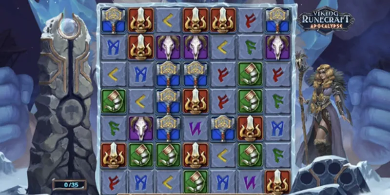 Cấp độ và phần thưởng trong Viking Runecraft